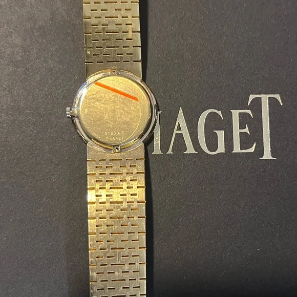 Rare Vintage Piaget Green Dial Ladies Diamond Watch - Picture 7 of 14